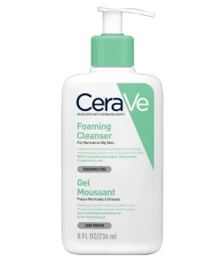 CeraVe Gel Moussant Nettoyant Peau Normale à Grasse 236ml