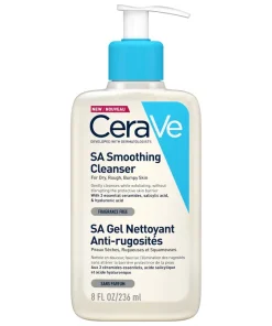 CeraVe SA Gel Nettoyant Anti-Rugosités Peau Sèche et Rugueuse | 236ml