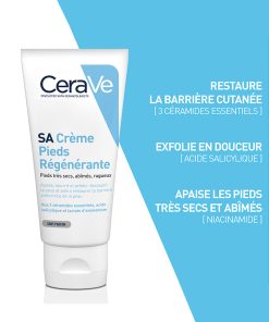 Alternative view of CeraVe SA Crème Régénérante Pieds Très Secs et Abîmés | 88ml