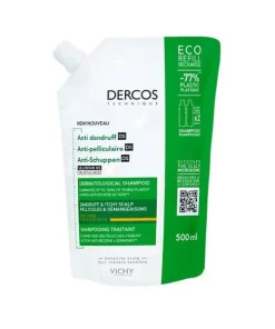 VICHY DERCOS SHP DS RECHARGE 390ML CHEVEUX SECS
