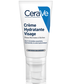 CeraVe Crème Hydratante Visage Peau Normale à Sèche 52ml