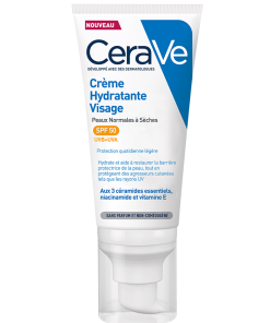 CeraVe Crème hydratante visage SPF50 Peaux Normales à Sèches | 52ml